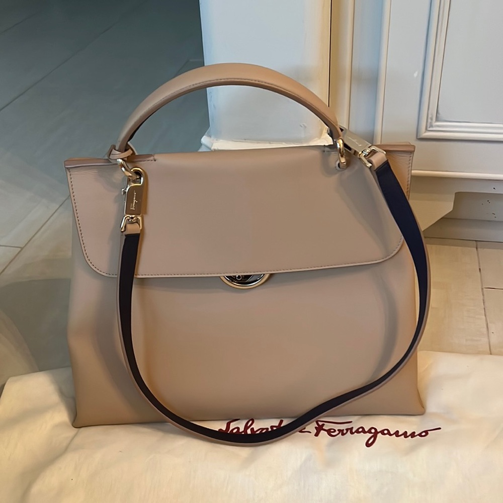 NWOT Salvatore Ferragamo leather satchel
